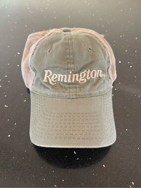 Remington Olive Green and Tan Trucker Hat